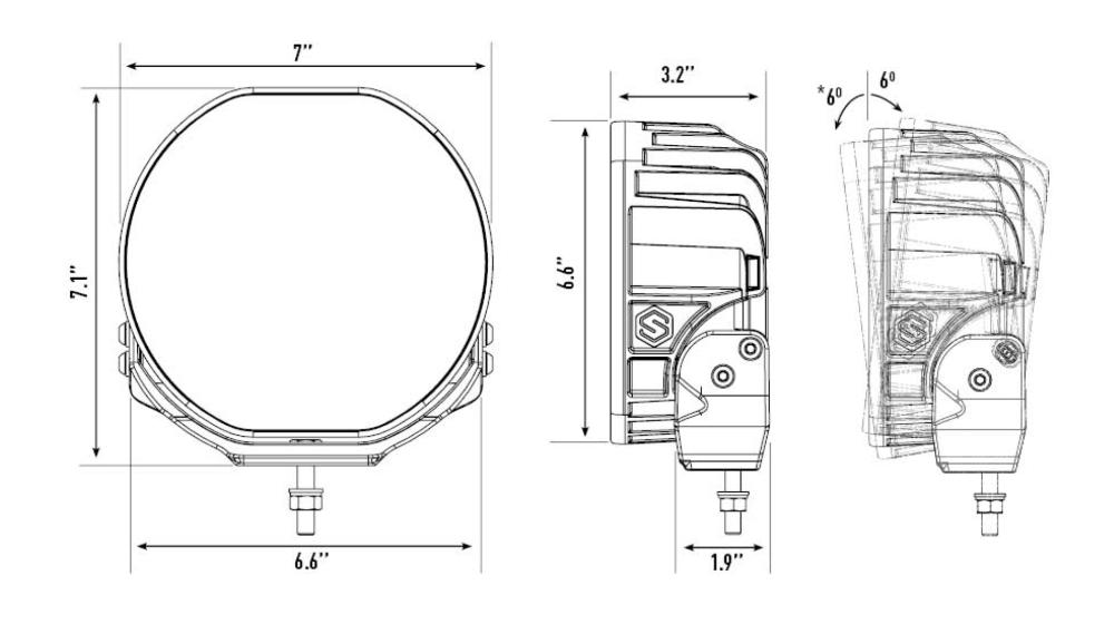 Sentinel 7#'' dimensions diagram