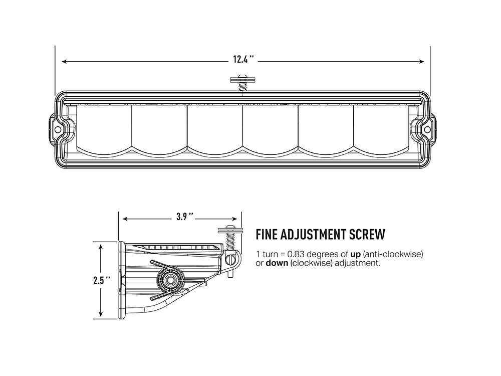 Carbon 6 drive dimensions diagram