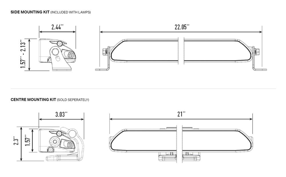 Linear-18 Elite Plus dimensions diagram