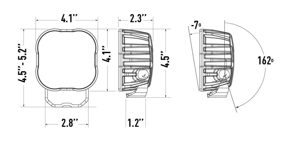 Utility-50 dimensions diagram