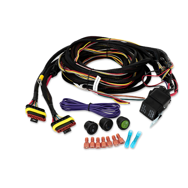 Two-Lamp Wiring Kit (6-Pin, Superseal, 12V)
