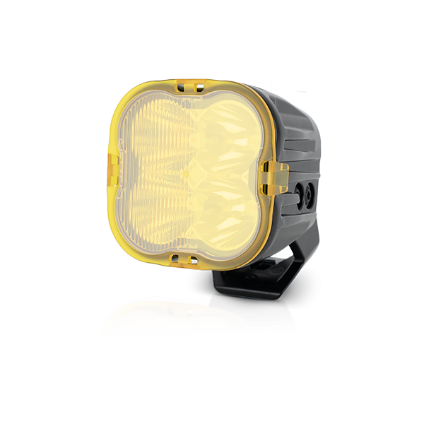 Amber Half-Reeded Lens – 30 Degrees