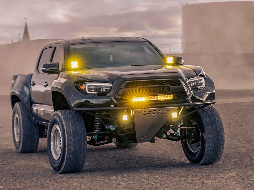 Photo showing the lamp installed in a typical setting, demonstrating its placement, angle, and lighting effect in real-world use.