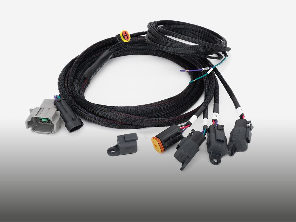 Four-Lamp Harness Kit with DT04-08 Connector (4-Pin, Deutsch DT, 12V)