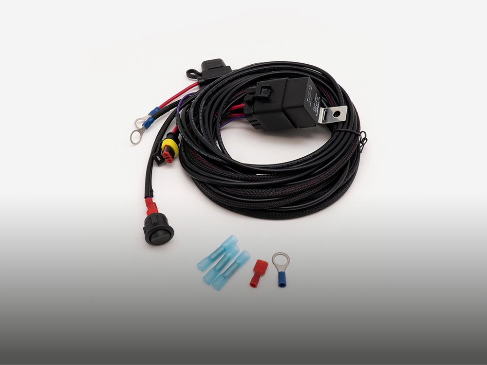 'Long' Single-Lamp Harness Kit (Low Power, 12V)