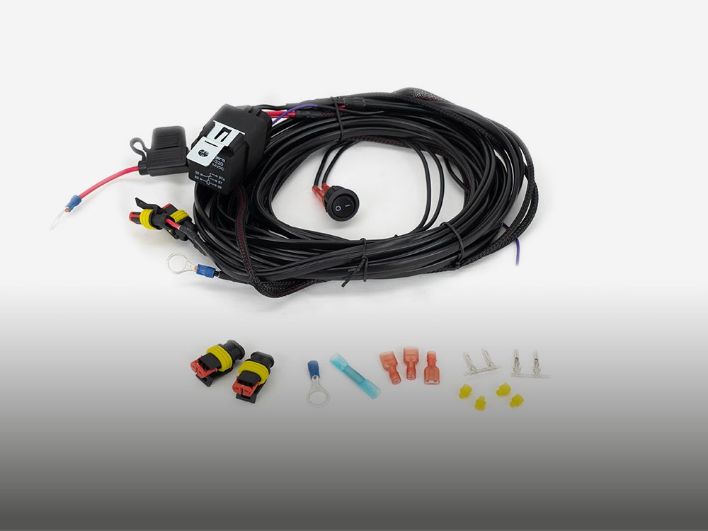 Two-Lamp Wiring Kit - Long (2-Pin, Superseal, 12V)