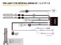 Kit de câblage deux lampes avec interrupteur momentané (3-broches, Superseal, 12V)