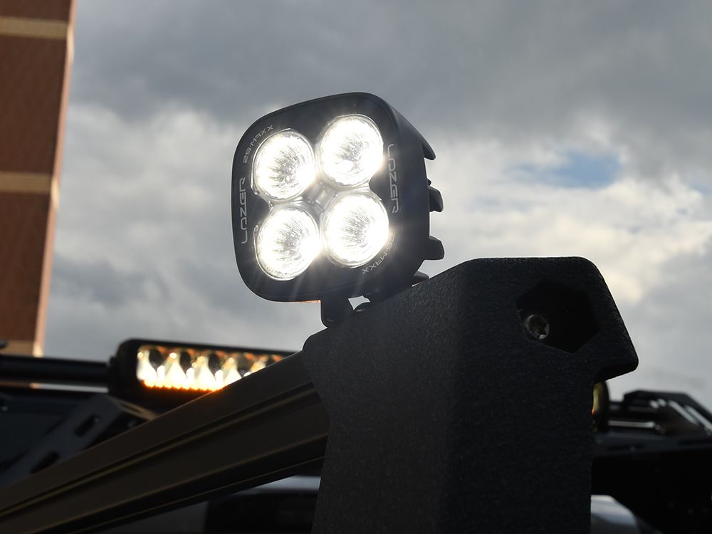 Photo showing the lamp installed in a typical setting, demonstrating its placement, angle, and lighting effect in real-world use.