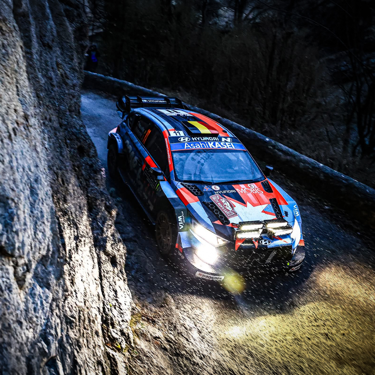 Lichtsysteme, entwickelt für den Rallye-Einsatz.