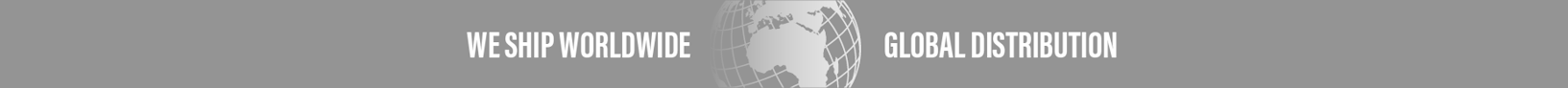 We ship worldwide - global distribution