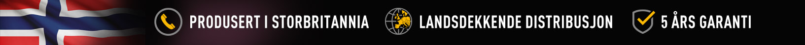 Manufactured in the UK - Global Distribution - 5 year warranty